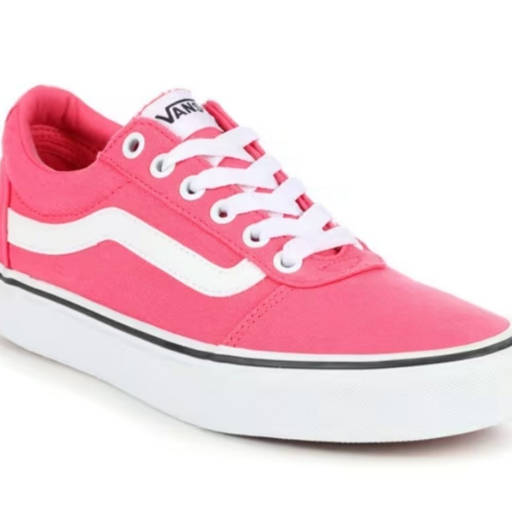 Women’s size 5 Vans Honeysuckle Pink and White Women's Sneakers